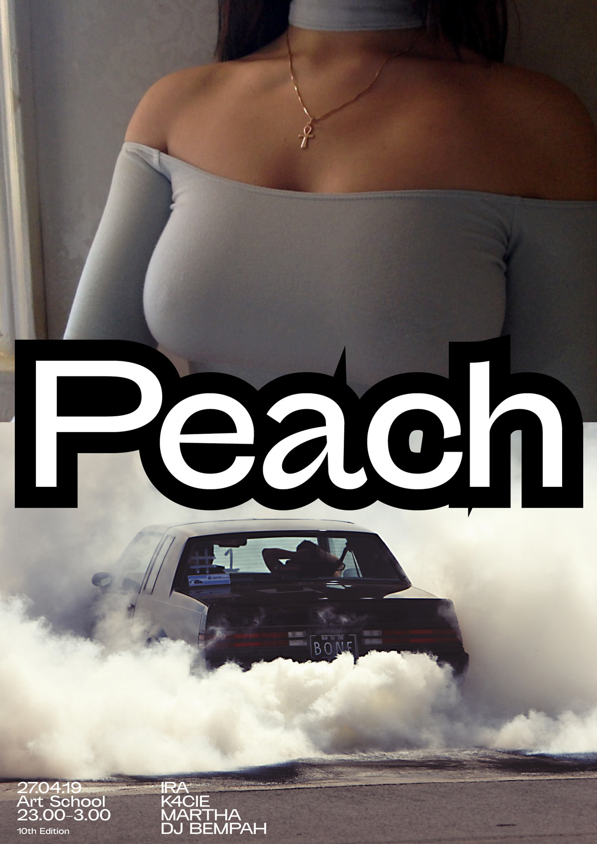 Peach 10th Edition, IRA, K4CIE, Matha, DJ Bempah, The Art School, Glasgow